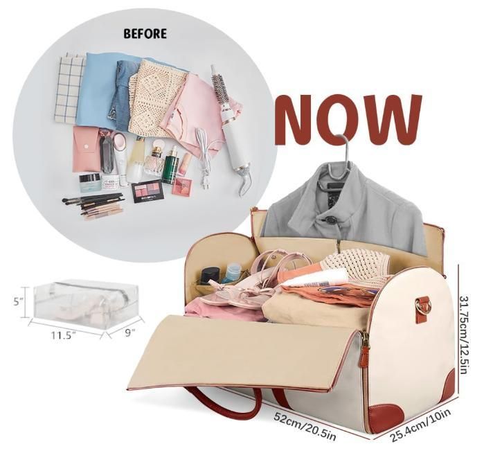 2-in-1 Garment Travel Bag 🧳✨ | Suit + Duffle Combo 👗